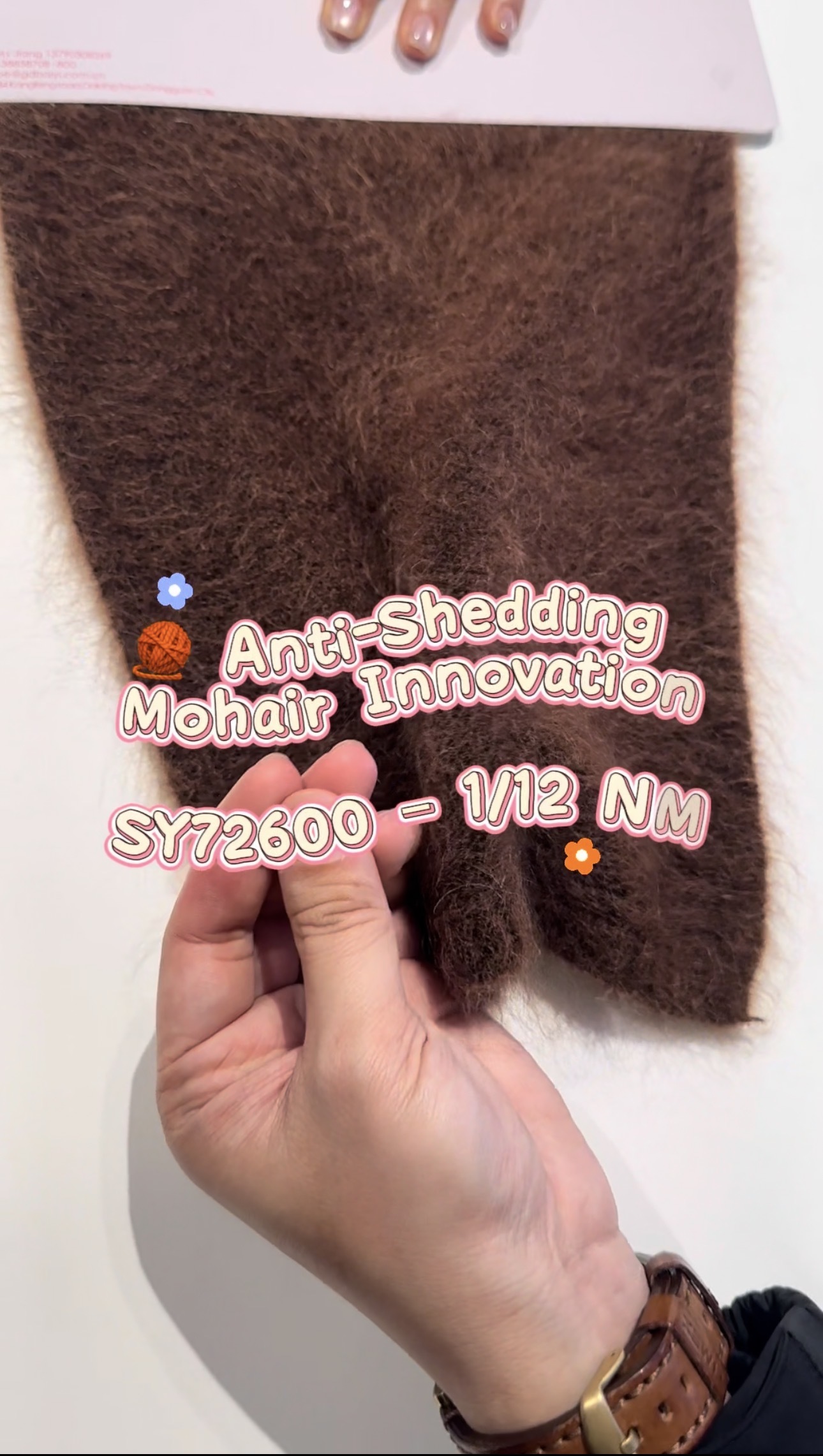 τελευταία εταιρεία περί Anti-Shedding Mohair Innovation SY72600 – 1/12 NM